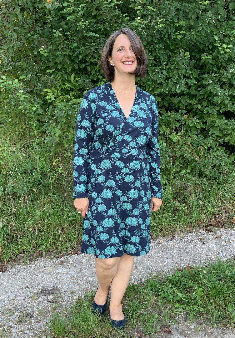 Ebook / Schnittmuster lillesol women No.83 Wickelkleid "Valina" *mit Video Nähanleitung*