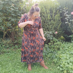 Designbeispiel: lillesol women No.83 Wickelkleid "Valina"