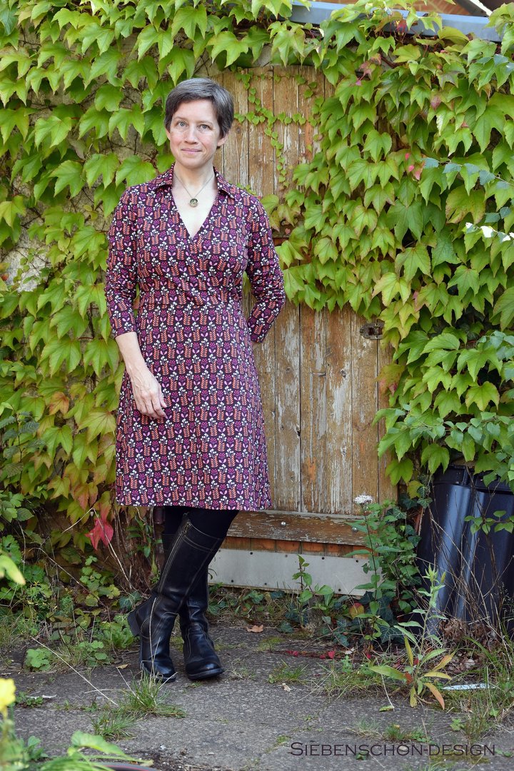Designbeispiel: lillesol women No.83 Wickelkleid "Valina"