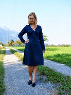 Designbeispiel: lillesol women No.83 Wickelkleid "Valina"