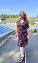 Designbeispiel: lillesol women No.83 Wickelkleid "Valina"