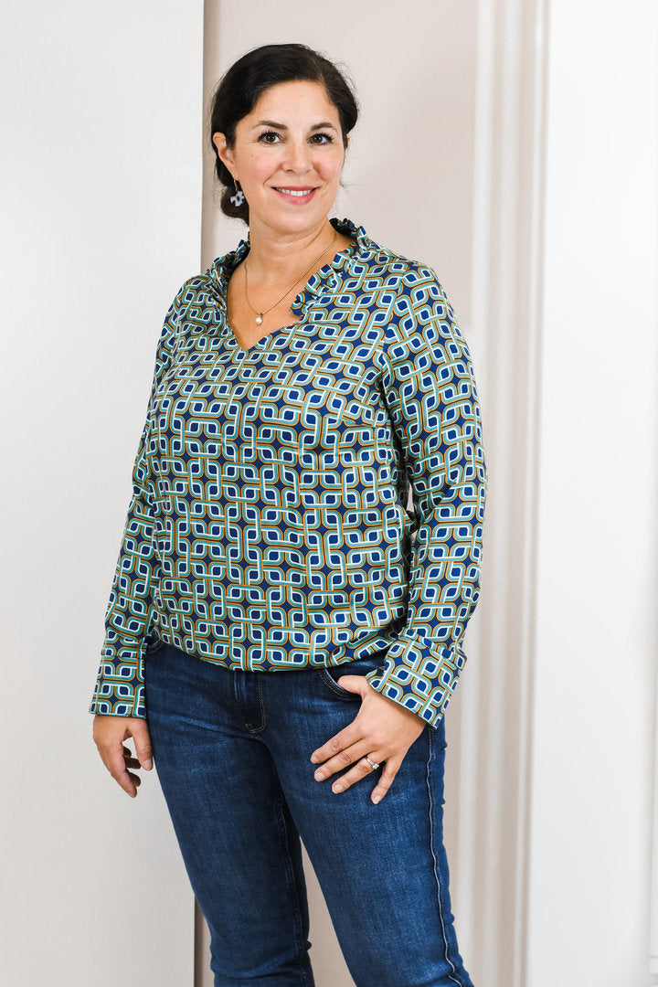 Papierschnittmuster lillesol women No.84 Bluse "Violeta" *mit Video-Nähanleitung*✂✂✂