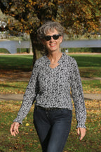 Designbeispiel: lillesol women No.84 Bluse "Violeta"