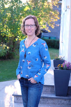Designbeispiel: lillesol women No.84 Bluse "Violeta"