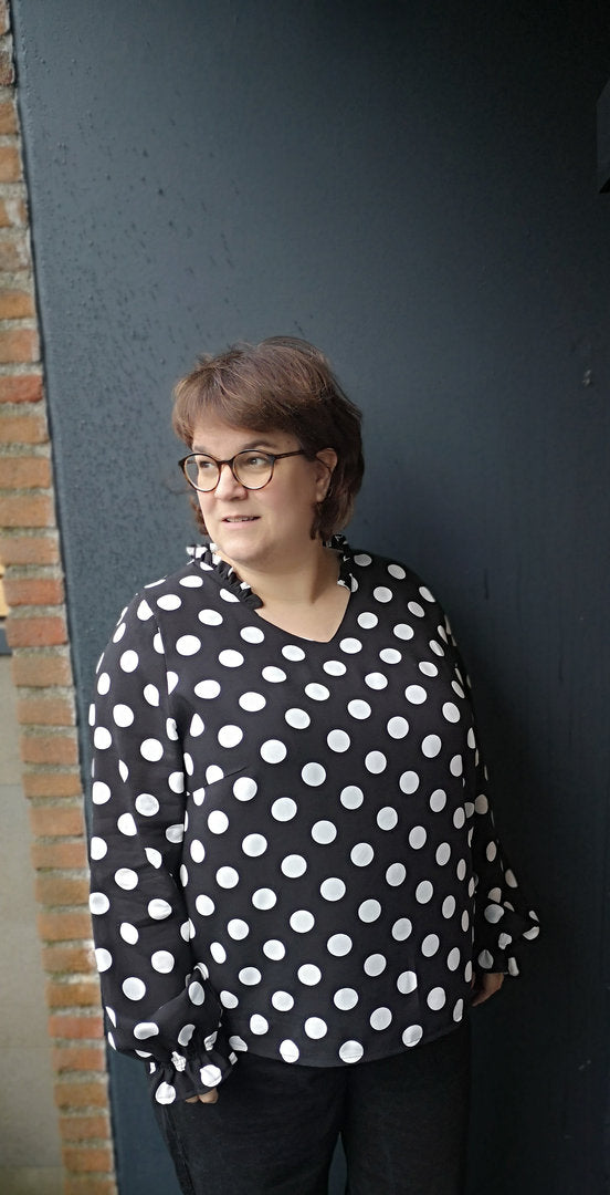 Designbeispiel: lillesol women No.84 Bluse"Violeta"