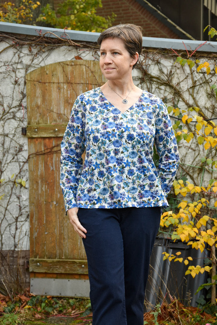 Designbeispiel: lillesol women No.84 Bluse"Violeta"