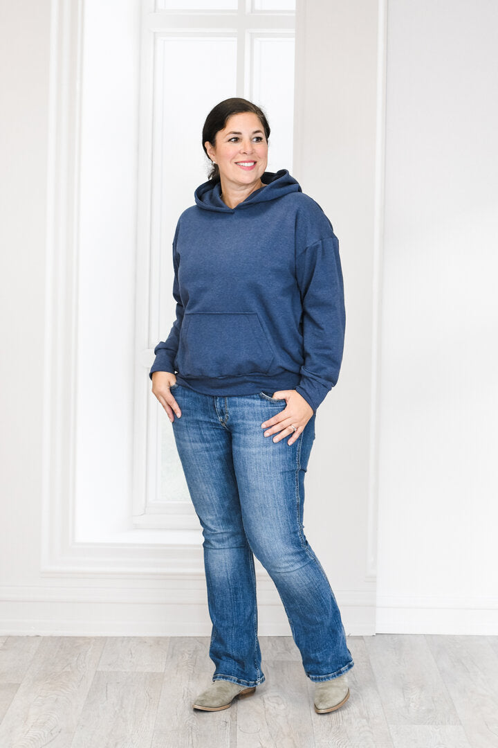 Papierschnittmuster lillesol women No.86 Comfort Hoodie *mit Video-Nähanleitung ✂✂✂