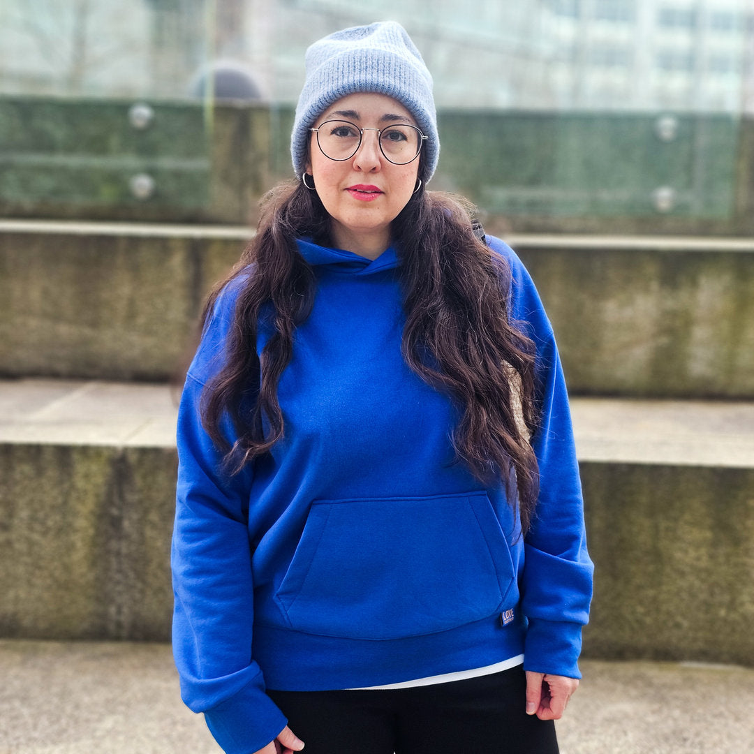 Designbeispiel: lillesol women No.86 Comfort Hoodie " mit Video-Nähanleitung