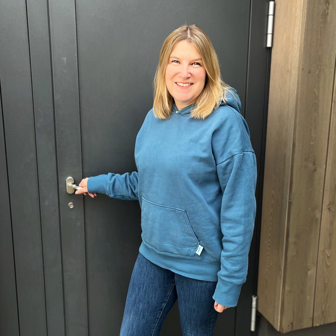Designbeispiel: lillesol women No.86 Comfort Hoodie " mit Video-Nähanleitung