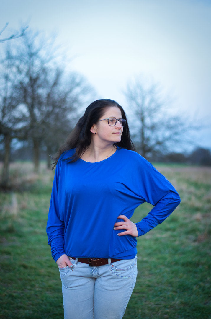 Designbeispiel: lillesol women No.87 Fledermausshirt "Murcia"
