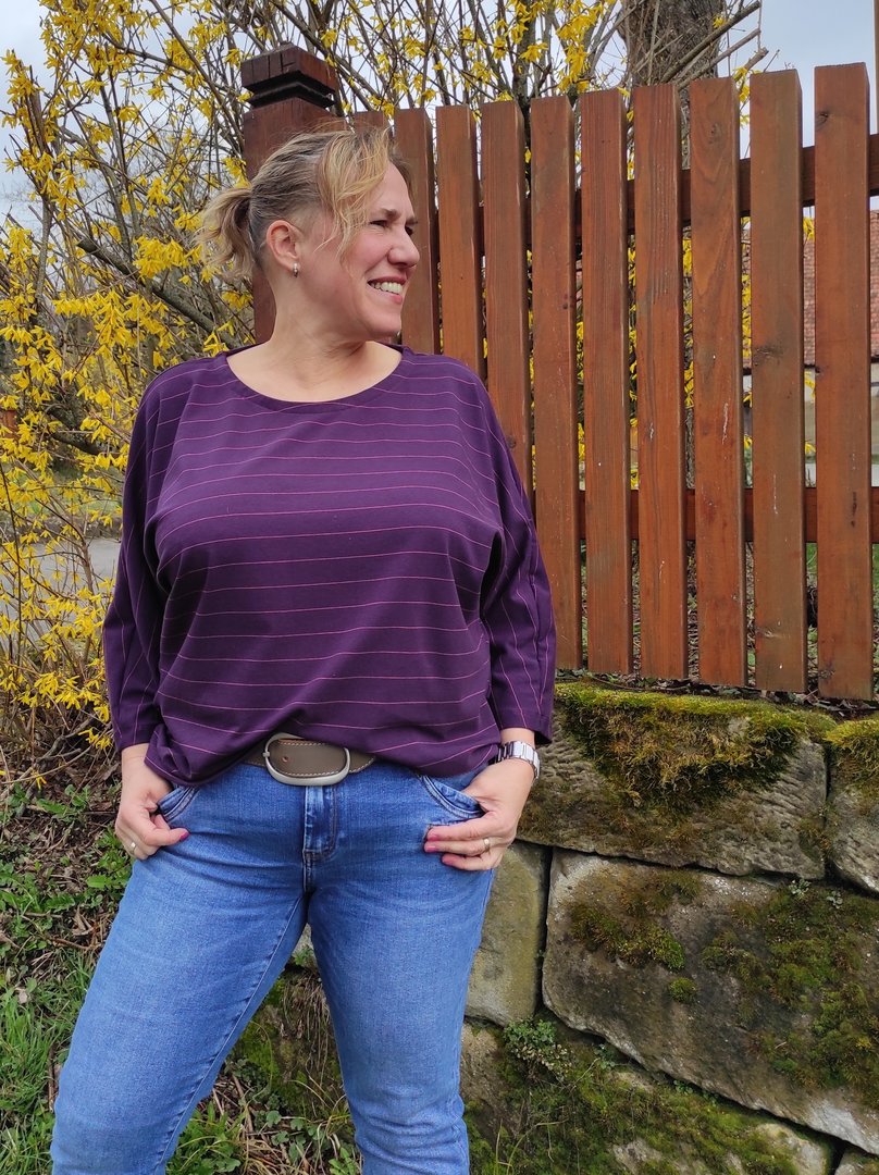 Designbeispiel: lillesol women No.87 Fledermausshirt "Murcia"