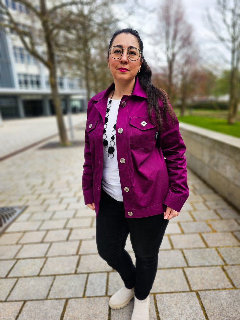 Ebook / Schnittmuster lillesol women No.88 Jacke "Rica" mit Video-Nähanleitung*