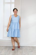 Ebook / Schnittmuster lillesol women No.89 Sommerkleid "Carmela" mit Video-Nähanleitung*