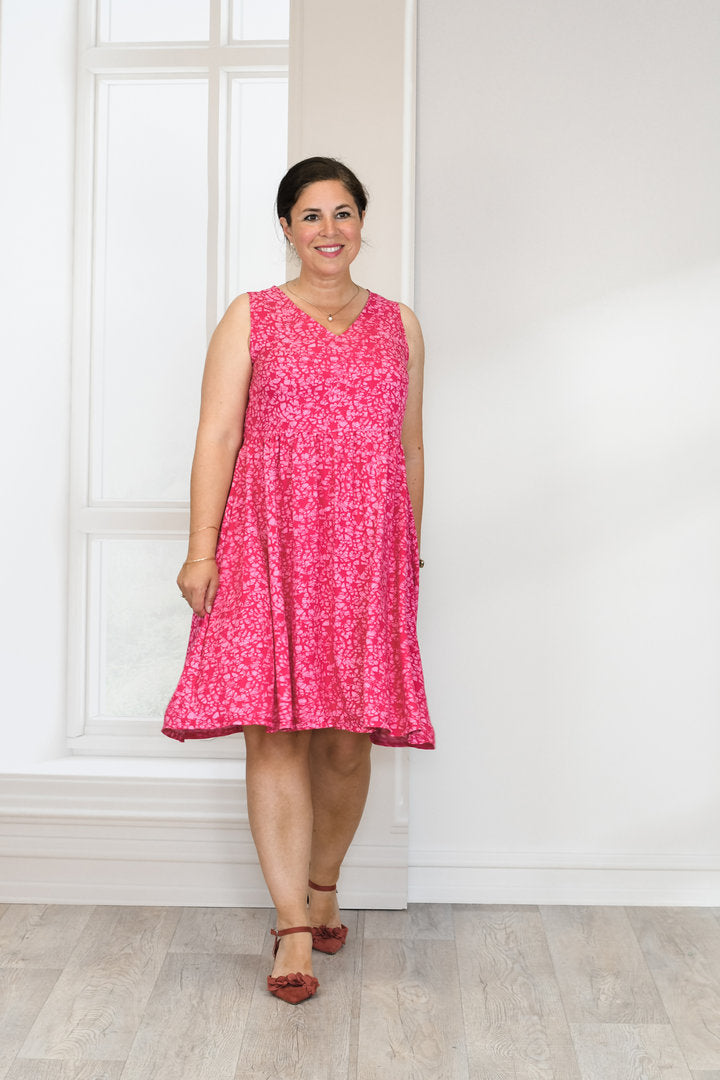 Ebook / Schnittmuster lillesol women No.89 Sommerkleid "Carmela" mit Video-Nähanleitung*