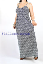 Ebook / Schnittmuster lillesol women No.8 Maxikleid *mit Video-Nähanleitung*