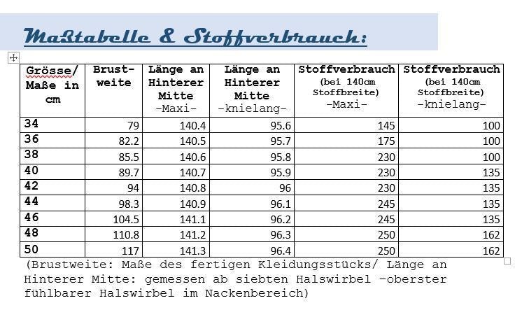 Ebook / Schnittmuster lillesol women No.8 Maxikleid *mit Video-Nähanleitung*