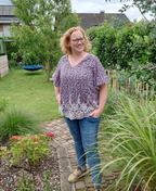 Designbeispiel: lillesol women No.90 Bluse "Eloisa" mit Video-Nähanleitung
