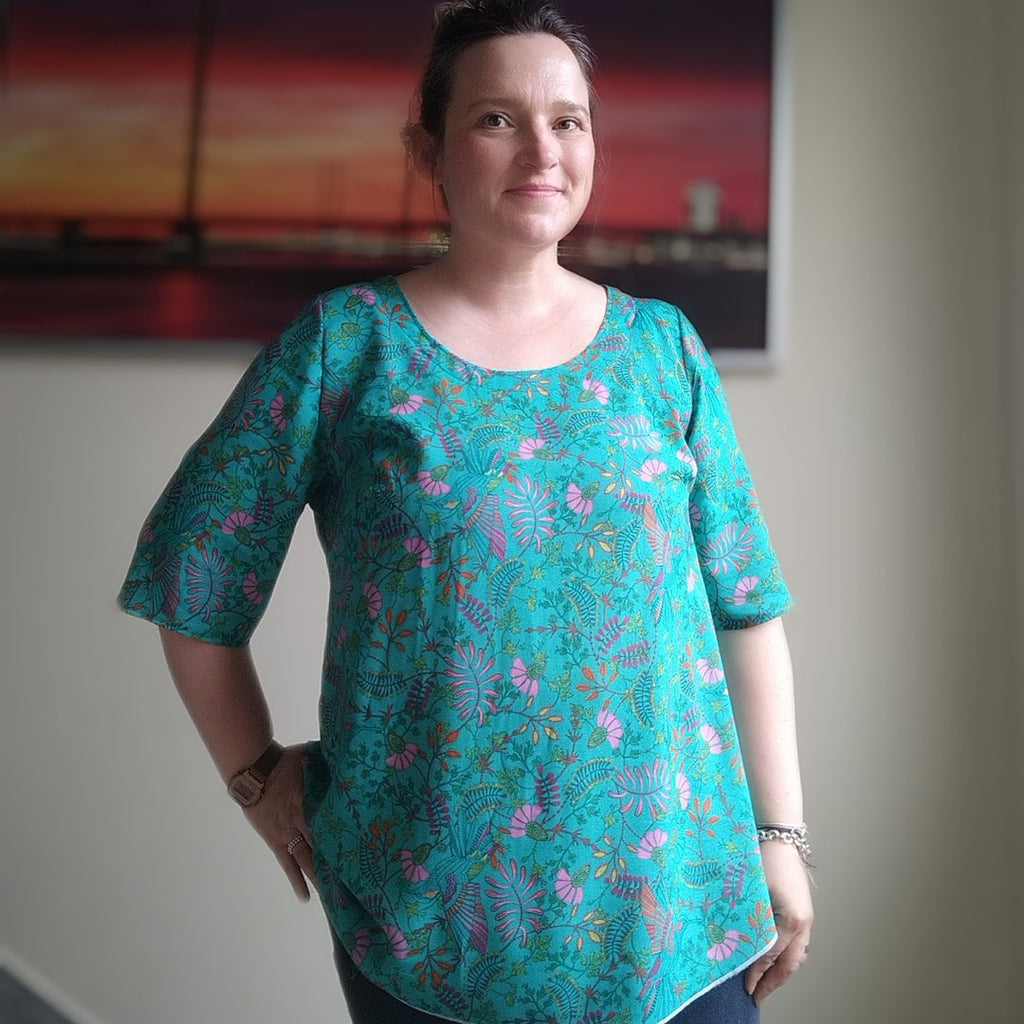 Designbeispiel: lillesol women No.90 Bluse "Eloisa"