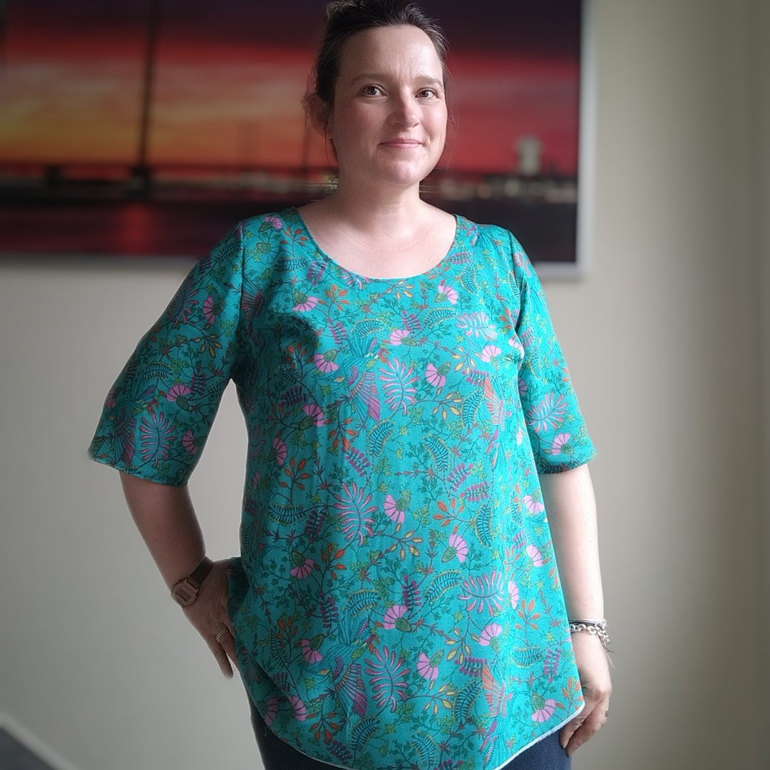 Designbeispiel: lillesol women No.90 Bluse "Eloisa"