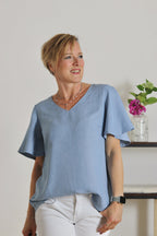 Ebook / Schnittmuster lillesol women No.90 Bluse "Eloisa" mit Video-Nähanleitung*