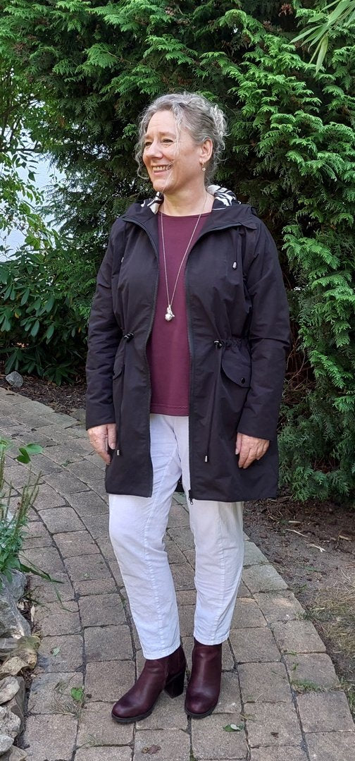 Designbeispiel: lillesol women No.91 Parka "Paquita" mit Video-Nähanleitung