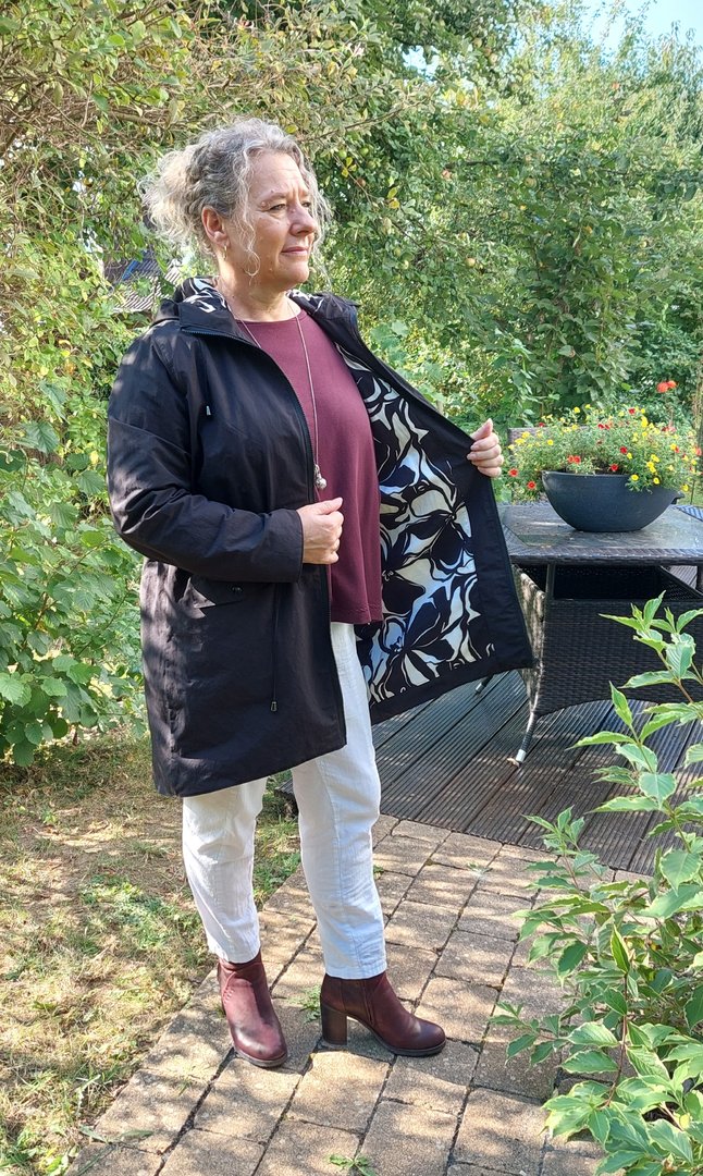 Designbeispiel: lillesol women No.91 Parka "Paquita" mit Video-Nähanleitung