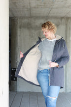 Designbeispiel: lillesol women No.91 Parka "Paquita" mit Video-Nähanleitung