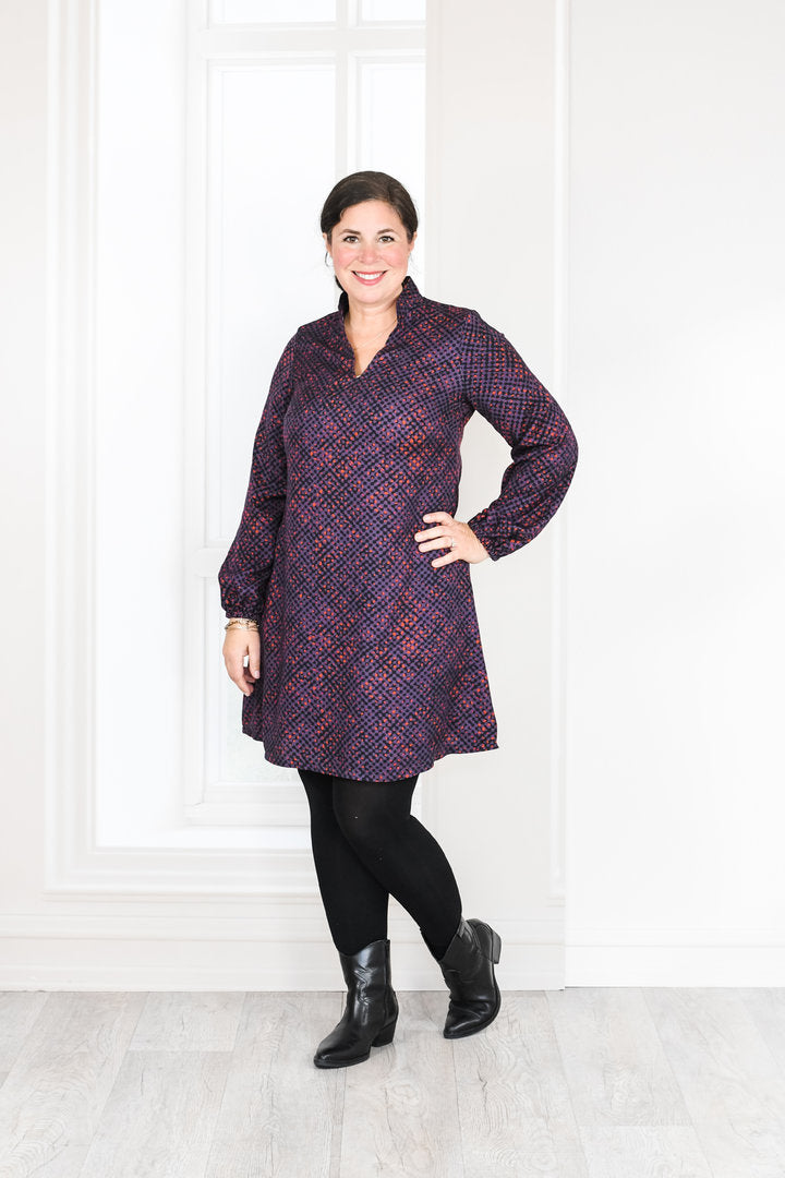 Papierschnittmuster lillesol women No.92 A-Linien-Kleid "Alinia" *mit Video-Nähanleitung ✂✂✂