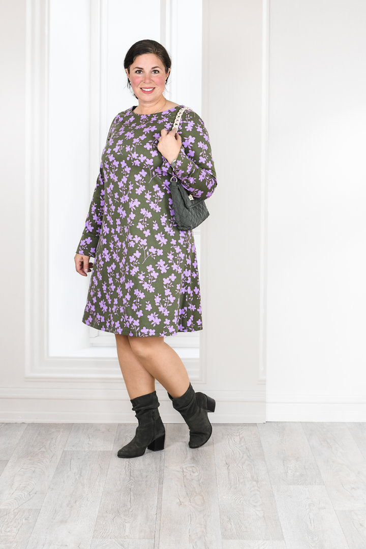 Papierschnittmuster lillesol women No.92 A-Linien-Kleid "Alinia" *mit Video-Nähanleitung ✂✂✂