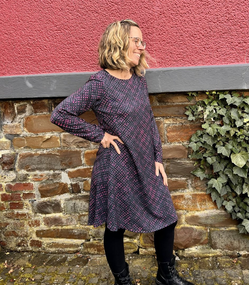 Designbeispiel: lillesol women No.92 A-Linien-Kleid "Alinia"