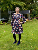 Designbeispiel: lillesol women No.92 A-Linien-Kleid "Alinia" mit Video-Nähanleitung