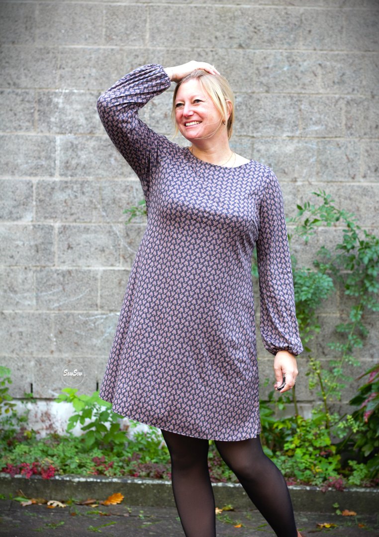 Designbeispiel: lillesol women No.92 A-Linien-Kleid "Alinia"