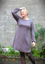 Designbeispiel: lillesol women No.92 A-Linien-Kleid "Alinia" mit Video-Nähanleitung