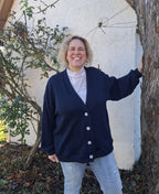 Ebook / Schnittmuster lillesol women No.93 Oversize Cardigan "Clea" mit Video-Nähanleitung*