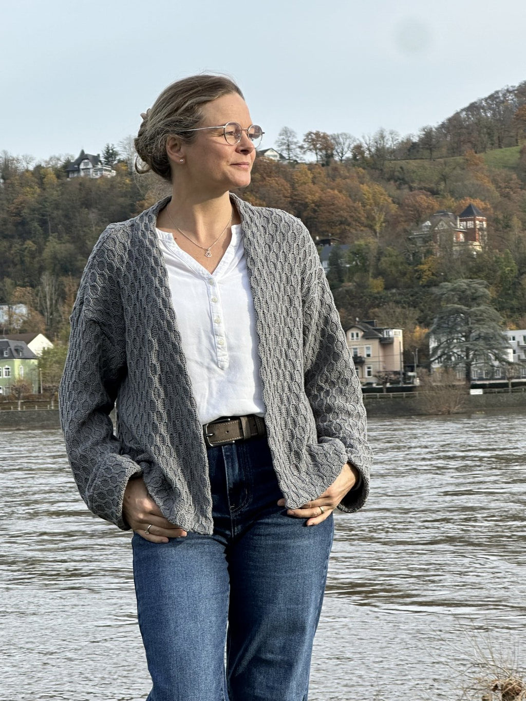 Designbeispiel: lillesol women No.93 Oversize Cardigan "Clea"