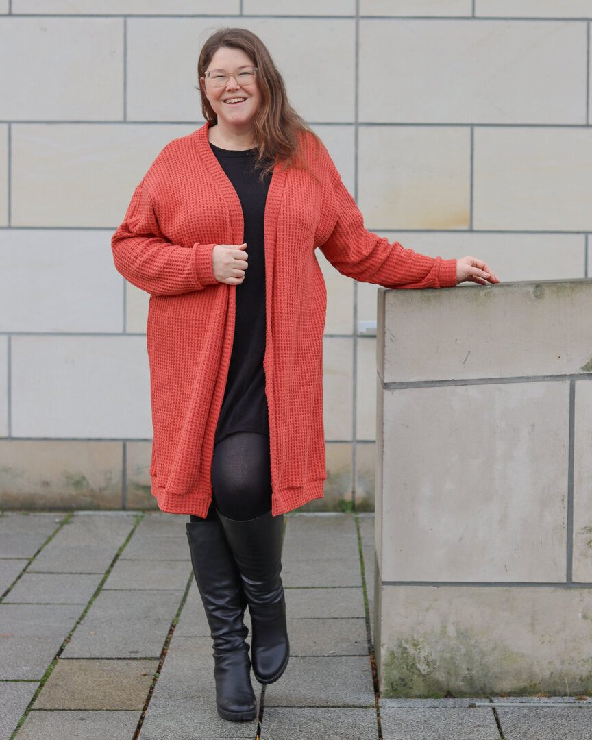 Designbeispiel: lillesol women No.93 Oversize Cardigan "Clea"