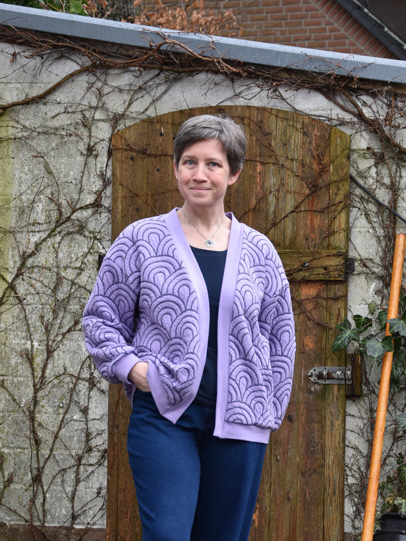 Designbeispiel: lillesol women No.93 Oversize Cardigan "Clea" mit Video-Nähanleitung