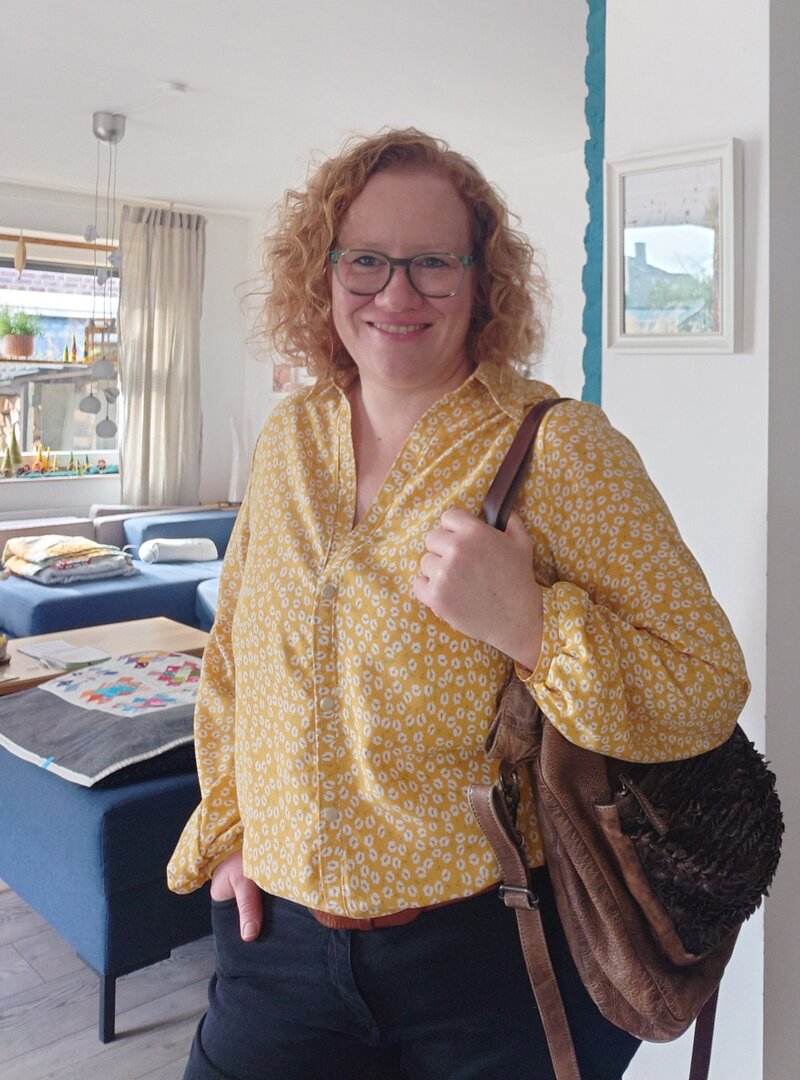 Designbeispiel: lillesol women No.94 Bluse "Brisa" mit Video-Nähanleitung