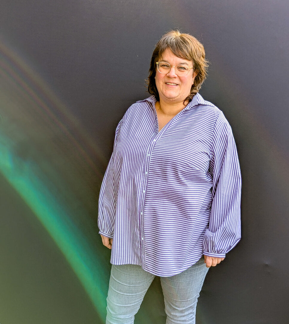 Designbeispiel: lillesol women No.94 Bluse "Brisa" mit Video-Nähanleitung