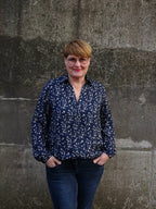 Designbeispiel: lillesol women No.94 Bluse "Brisa" mit Video-Nähanleitung