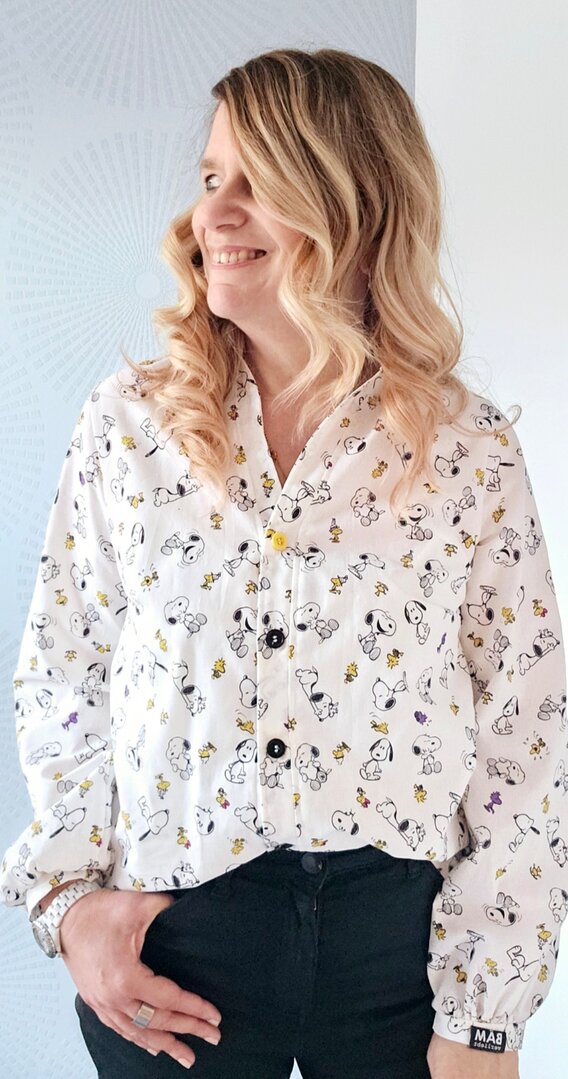 Designbeispiel: lillesol women No.94 Bluse "Brisa" mit Video-Nähanleitung