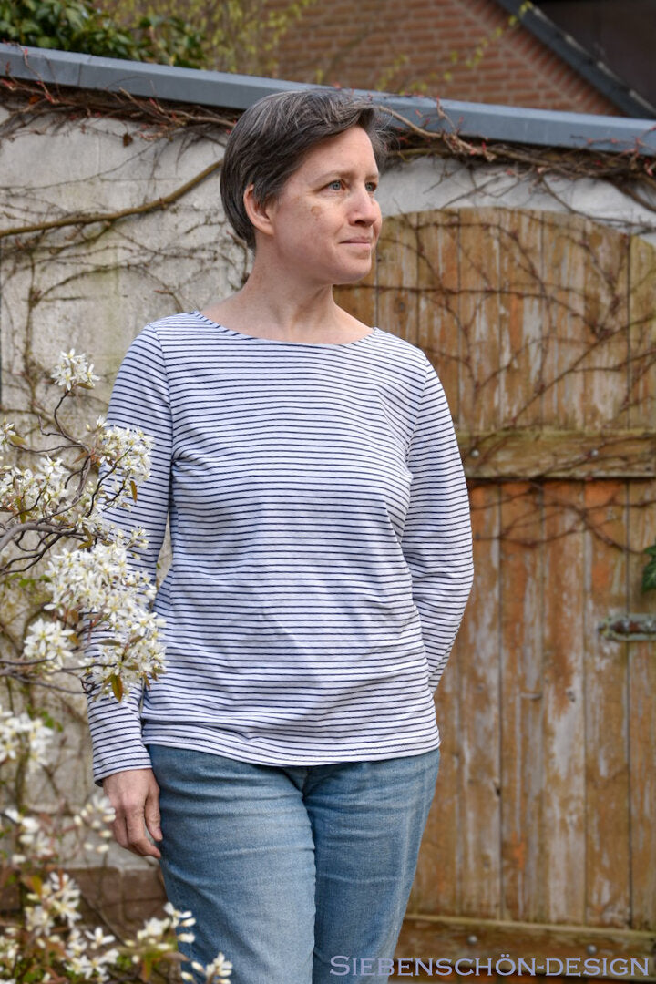 Designbeispiel: lillesol women No.95 Breton Shirt