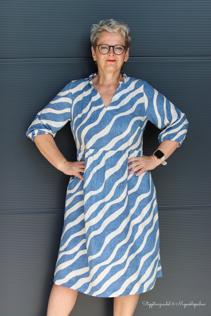Ebook / Schnittmuster lillesol women No.96 Kleid "Vela" * mit Video-Nähanleitung*