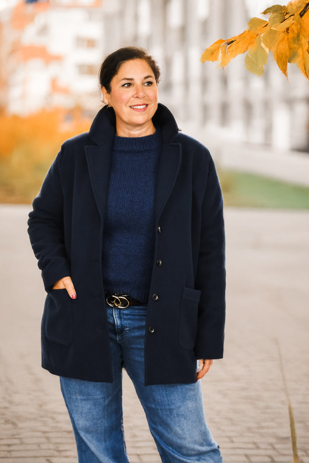 Schnittmuster lillesol women No.98 Kurzmantel "Tavia" * mit Video-Nähanleitung*