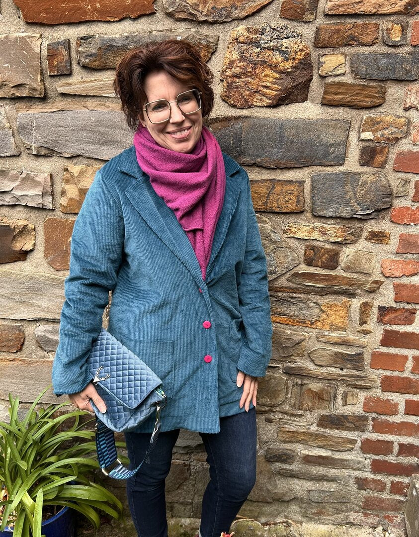 Designbeispiel: lillesol women No.98 Kurzmantel "Tavia"