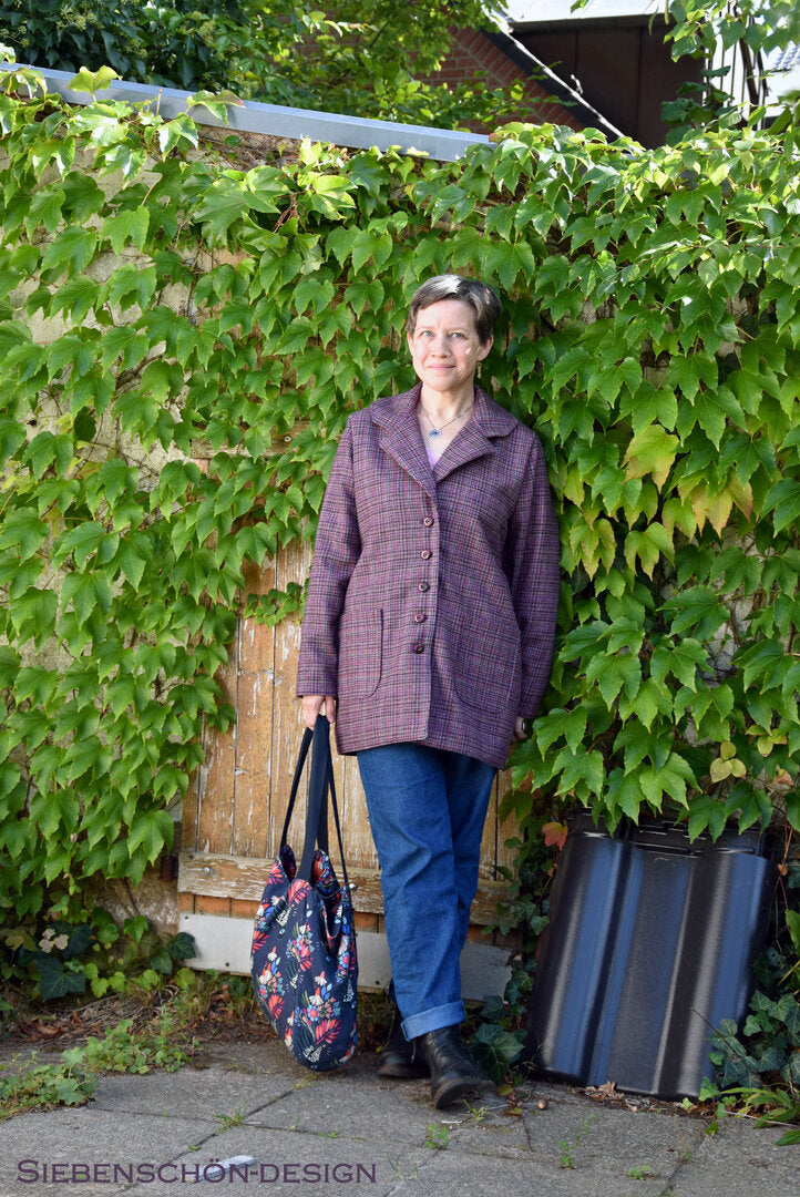 Designbeispiel: lillesol women No.98 Kurzmantel "Tavia"