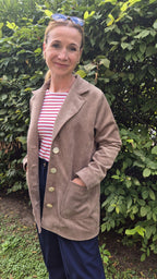 Designbeispiel: lillesol women No.98 Kurzmantel "Tavia"