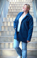 Designbeispiel: lillesol women No.98 Kurzmantel "Tavia"