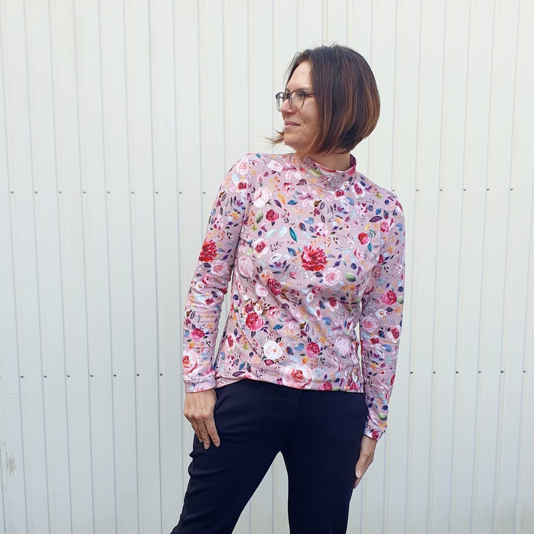 Designbeispiel: lillesol women No.99 Slim Fit Rollkragenpulli
