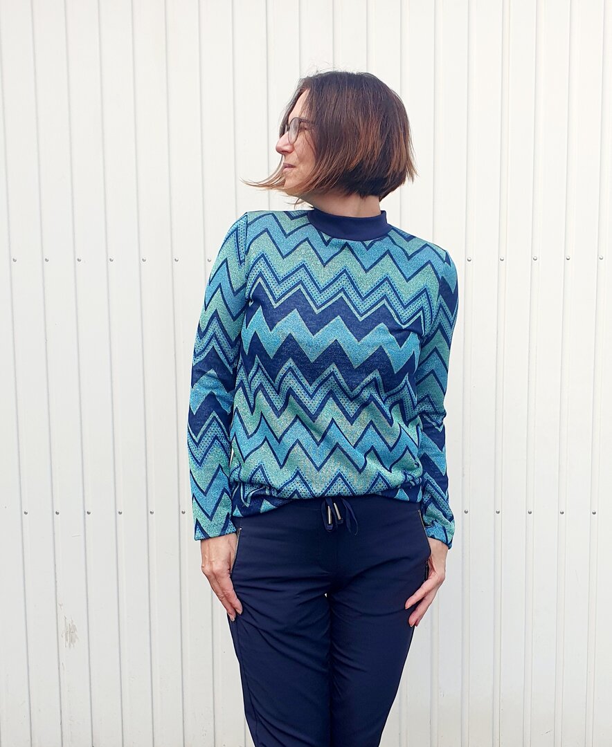 Designbeispiel: lillesol women No.99 Slim Fit Rollkragenpulli
